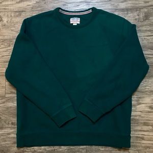 Vintage LANDS' END Crewneck Sweatshirt Green XXL